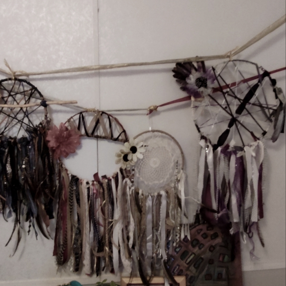 Paintings and handmade Boho Dreamcatchers You can always make an offer.